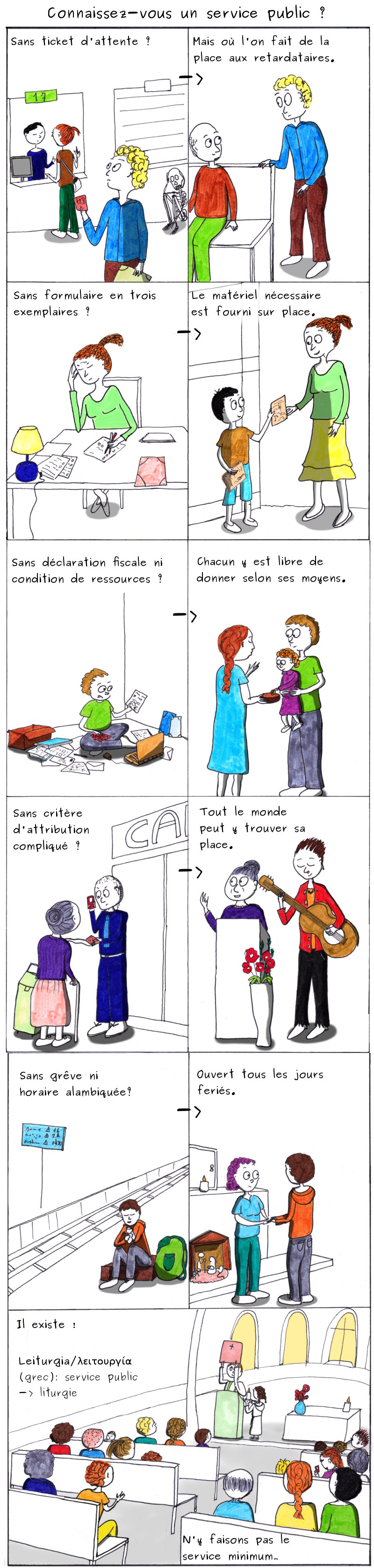 La liturgie: un service publique.
