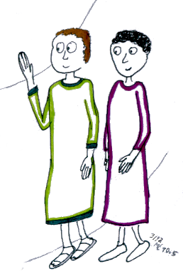 Mt 10, 5: Ces douze, J&eacute;sus les envoya en mission.