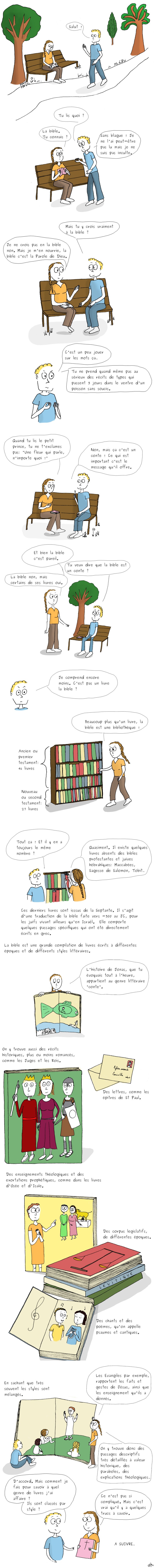 la bible: une collection de livres tr&egrave;s divers