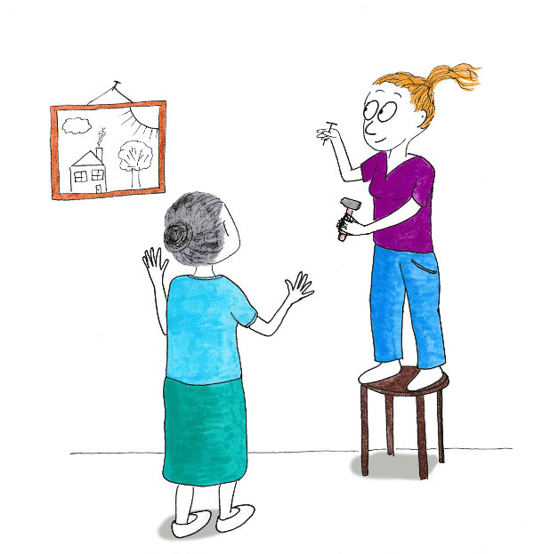 Exemple de services rendus: utiliser ses talents de bricoleur